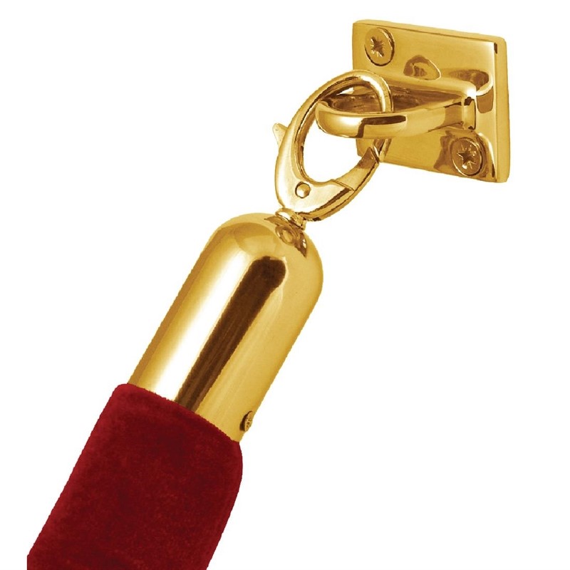 Wandhalterung f. Absperrkordel Bolero - gold